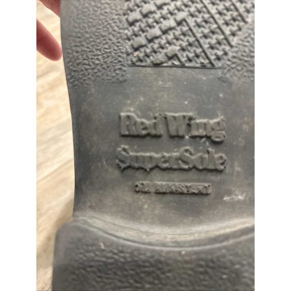 Vintage USA Red Wing 404 Moc Toe Super Sole Leather Work Boot Mens Size 11E